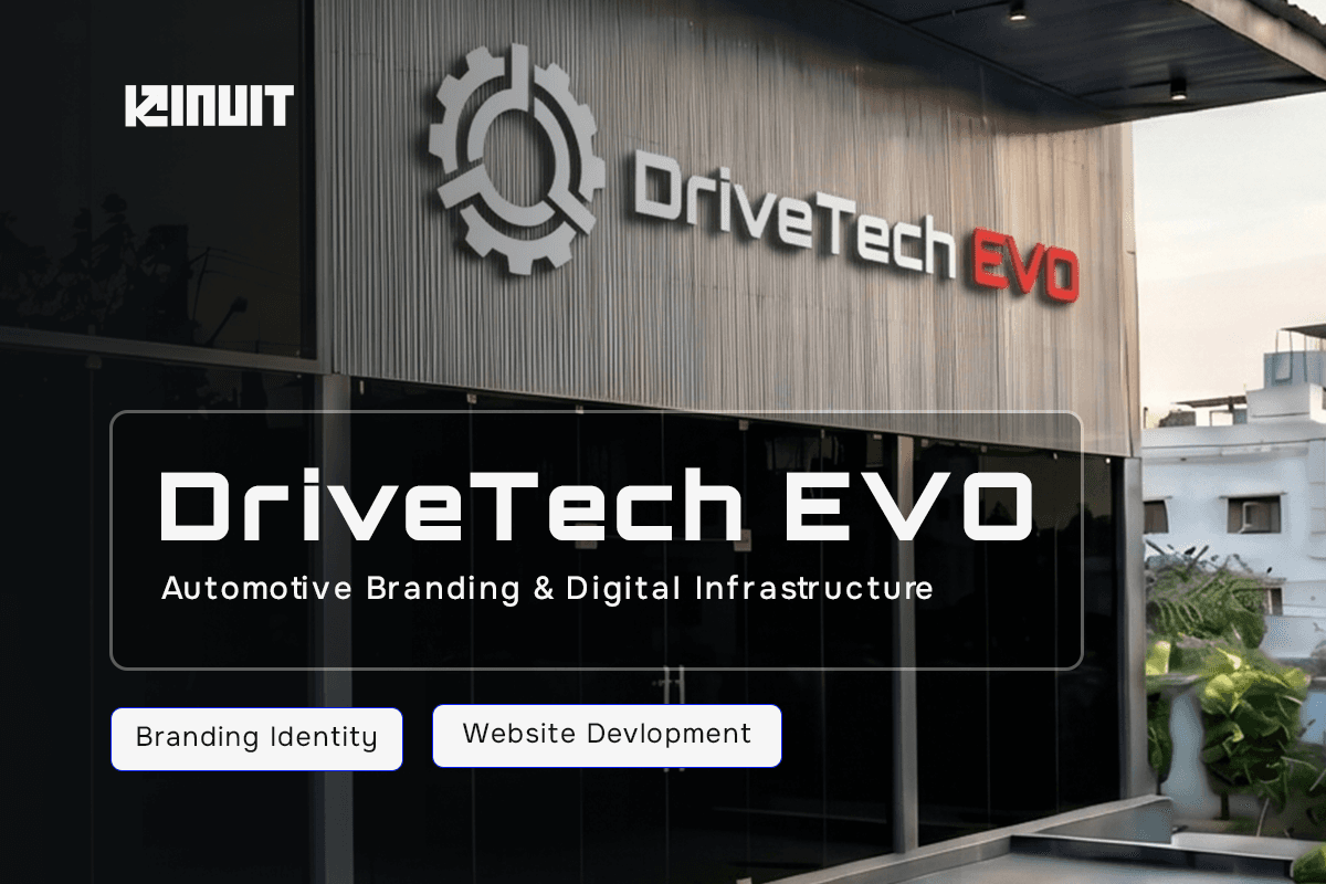 DriveTech EVO — Automotive Branding & Digital Infrastructure Case Study